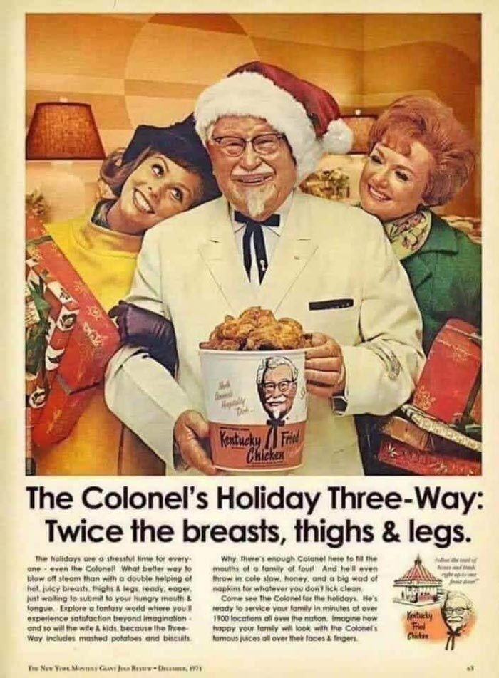 The Colonel's Holiday Three-Way