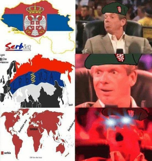 The universe exists because God wished to behold God, God is a Serb, the universe is Serbia,