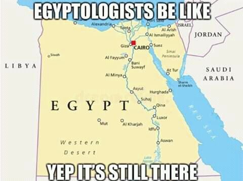 egyptology > rocket science