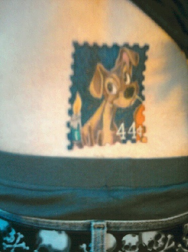 My friend got a tramp stamp tattoo