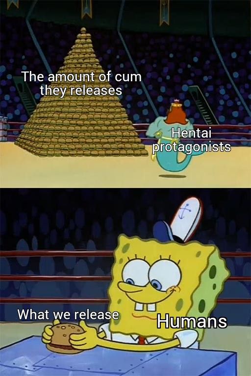 I'm glad it's this way around