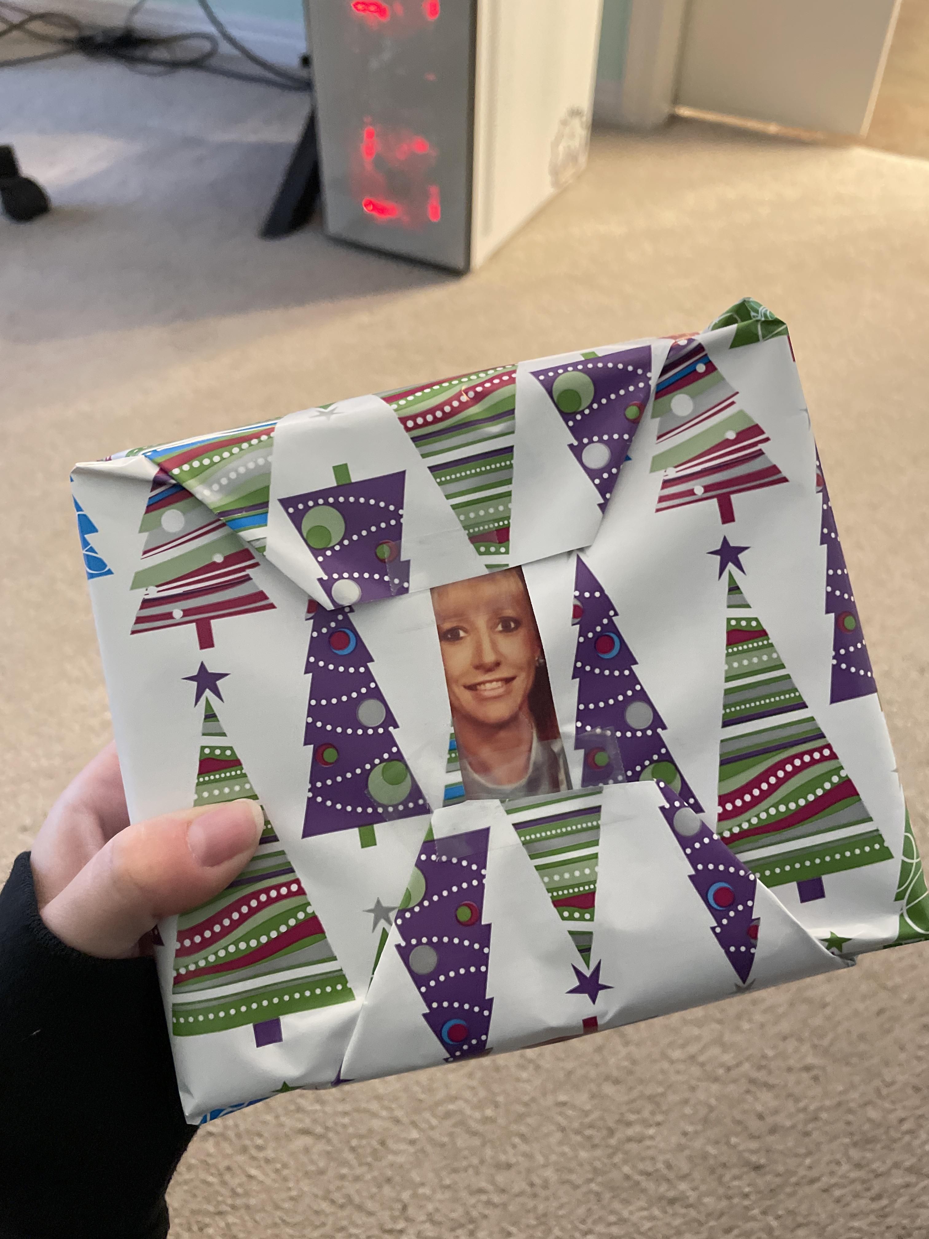 not the best at wrapping, but i think this present for my parents turned out for the better