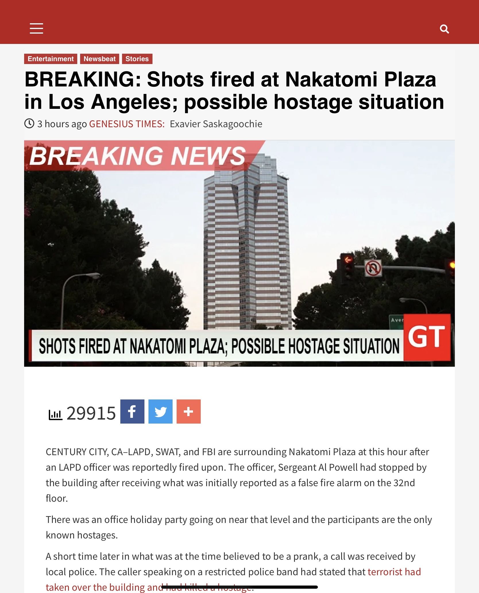 Pray for their safety