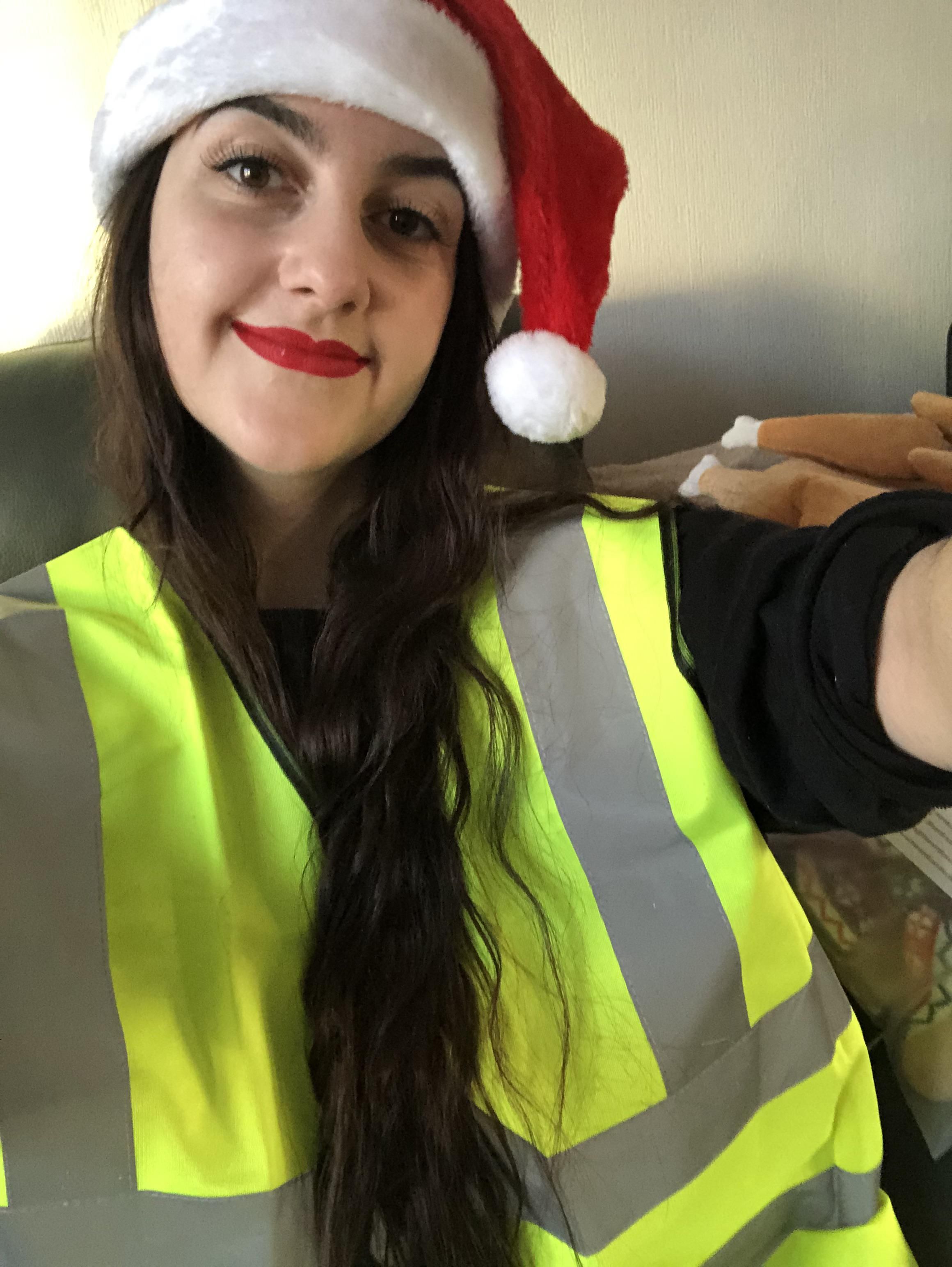 Dad chose a present for me this year without mum’s help. Merry Christmas from me and my new XL-sized high-vis...