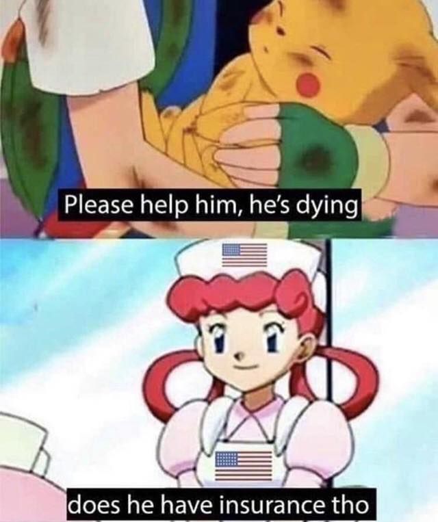 c'mon dude we have to overcharge him 10000% of the procedures cost