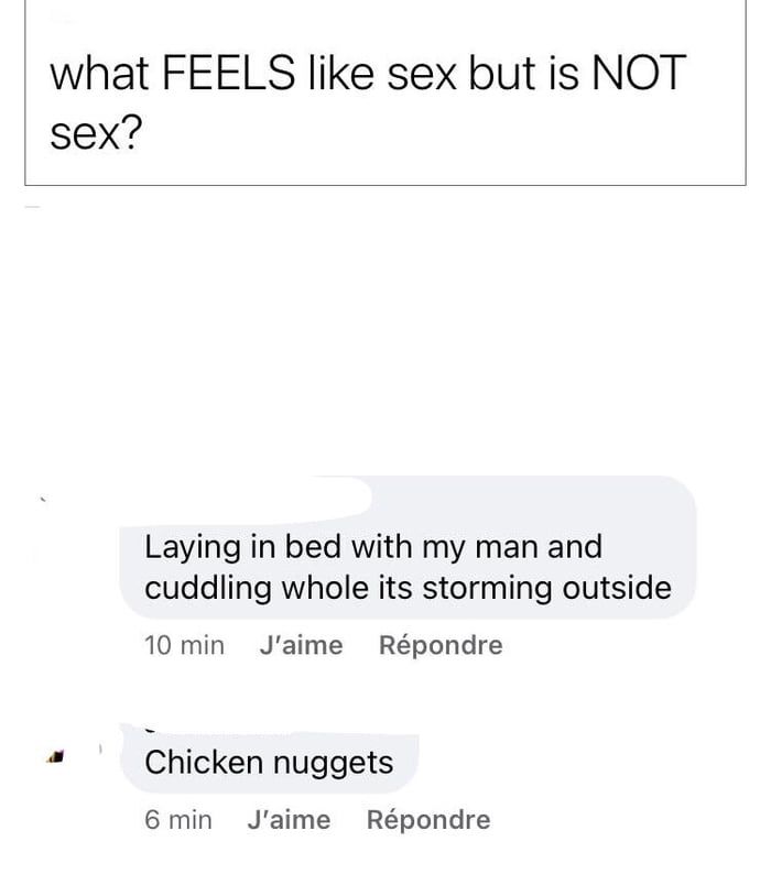 and Chicken tendies
