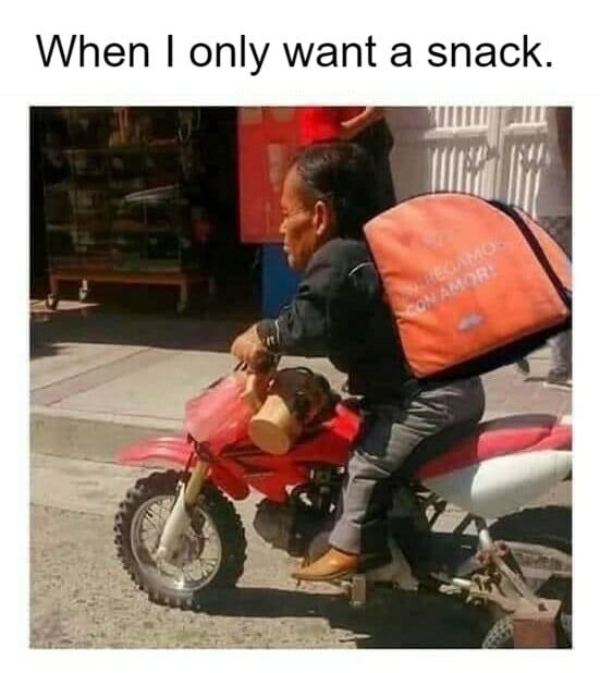 not very hungry