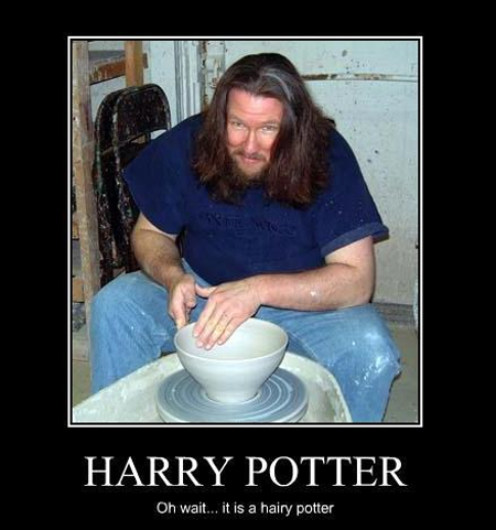 It's Hairy Potter!!!!