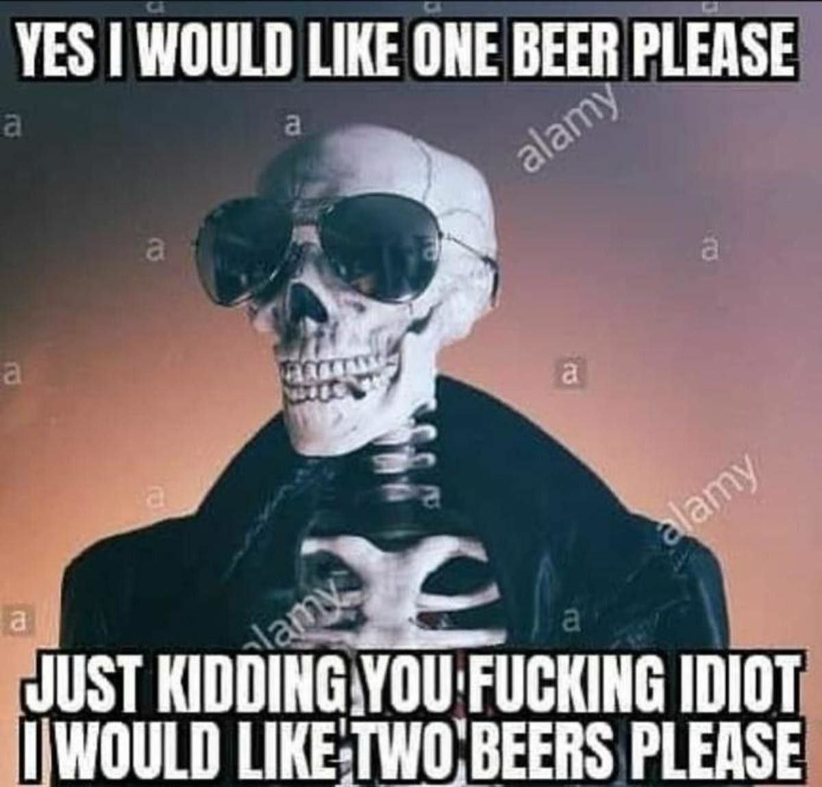 Yol just got skunked (skull + punked)