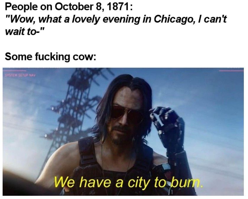 Cows decide the fate of mankind