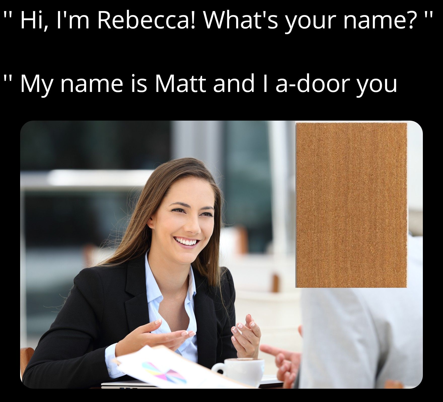 You do look 'welcoming'