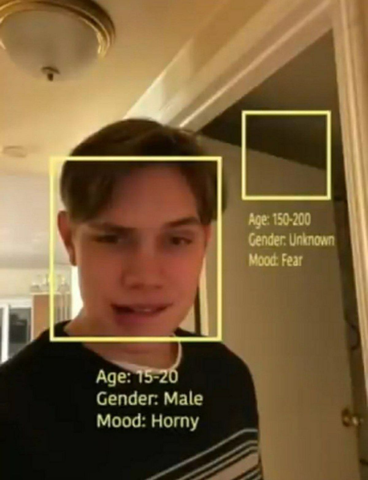 Ghosts are afraid of the horny