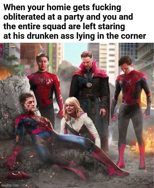 These crappy Spider-Man photoshops on Instagram never fail to crack me up