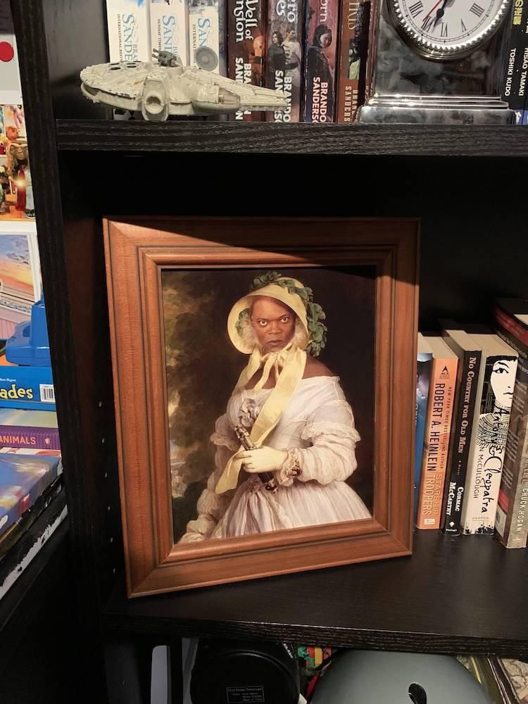 Artist replaced his wife’s framed photos with Star Wars art and she didn’t notice for 8 days