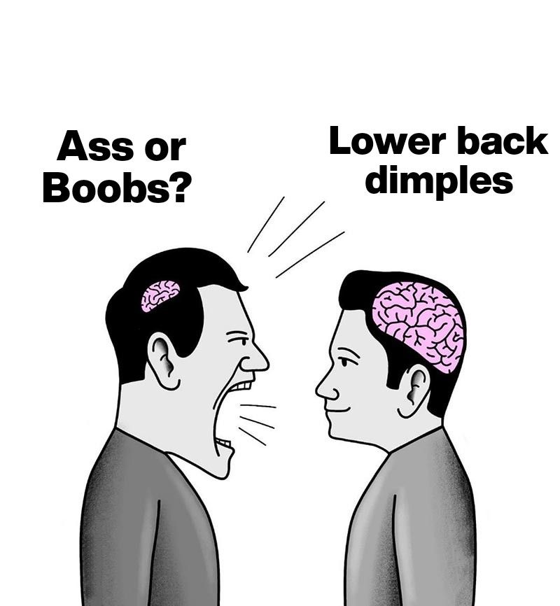 Dimples of venus