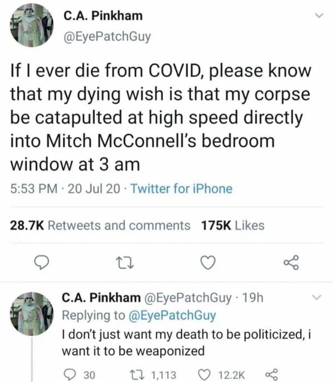 That’s 2021 thinking right there