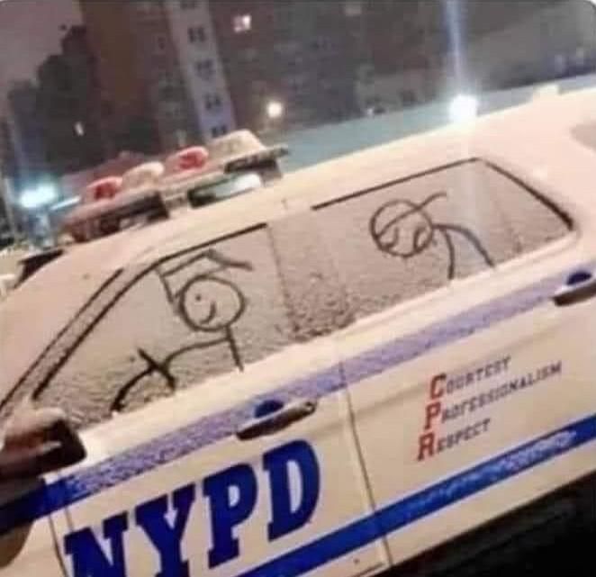 NYPD at it again.