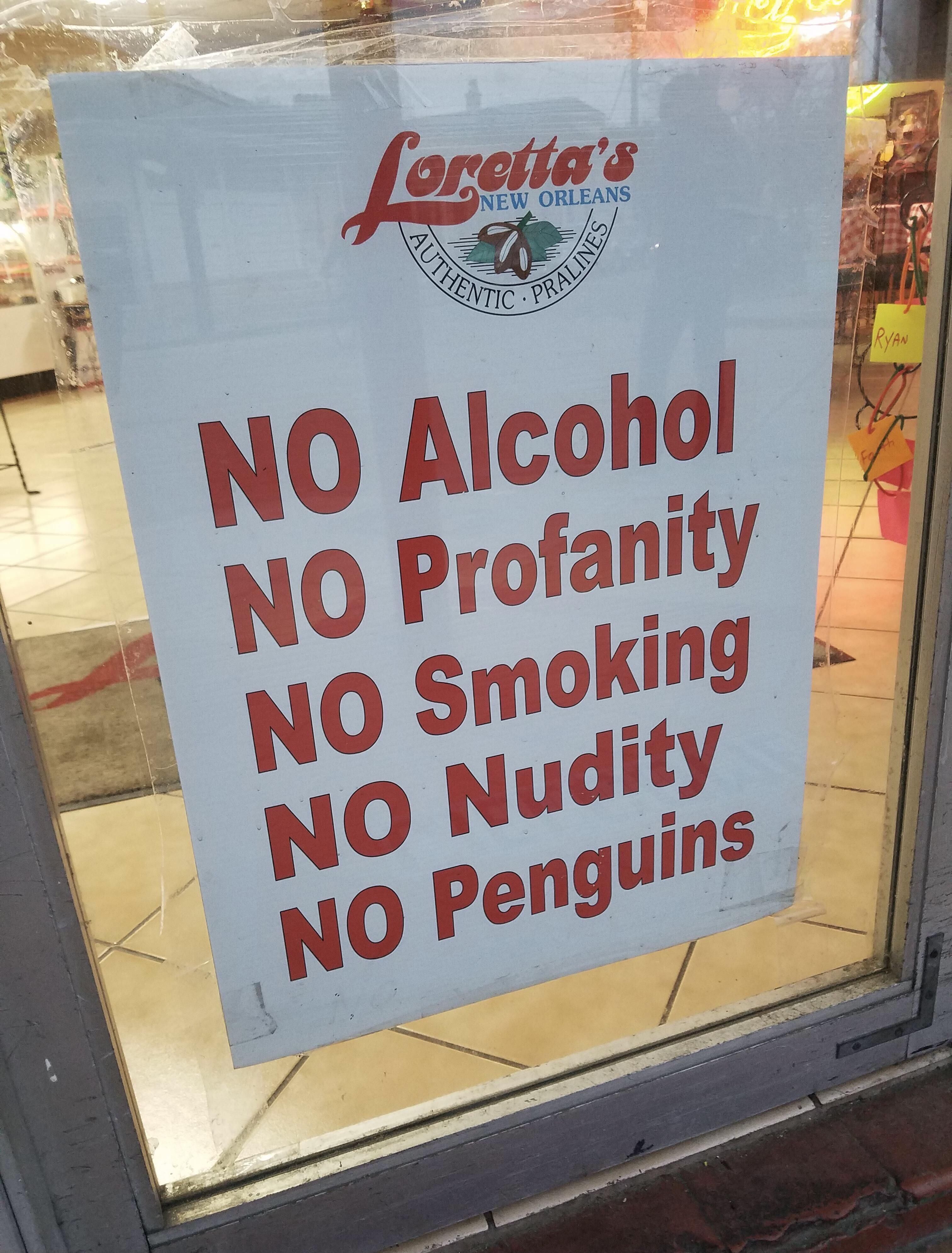 Someone better call the Penguin Civil Liberties Union