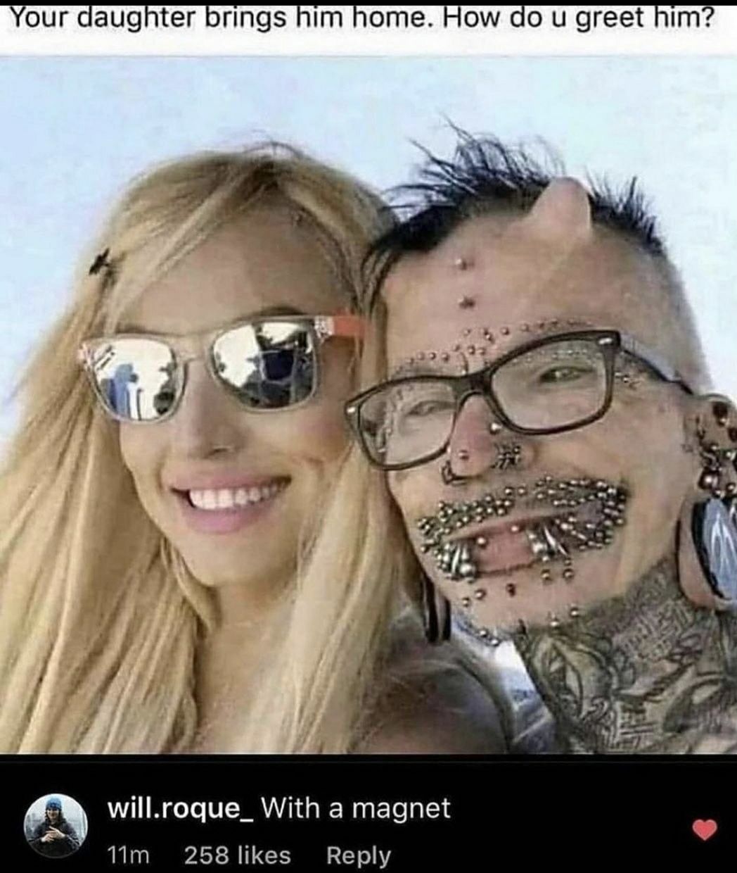 That man is pretty gross looking