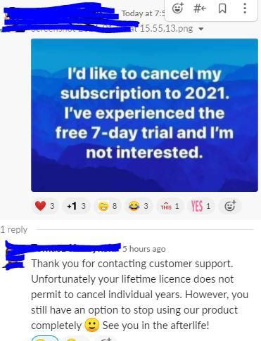 Not sure you want to end that subscription