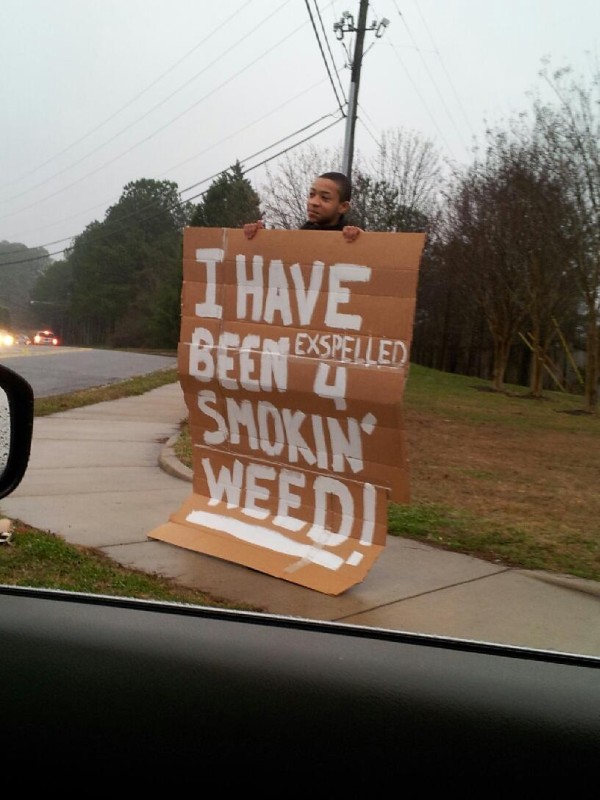 And he's been missing all those grammar classes