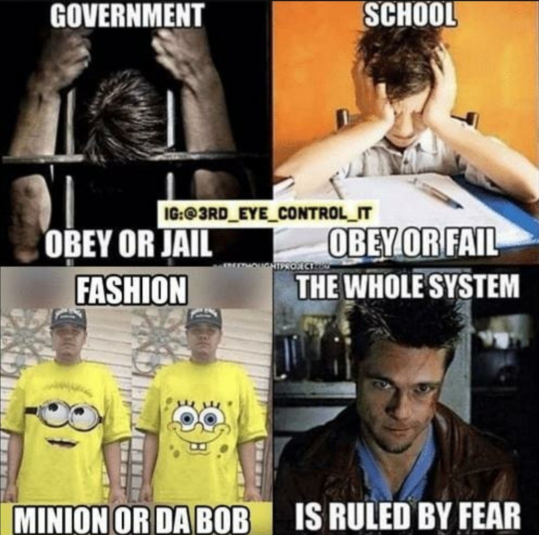 you get NO CHOICE, you must CONFORM