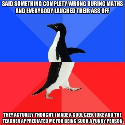 It wasn't a joke though