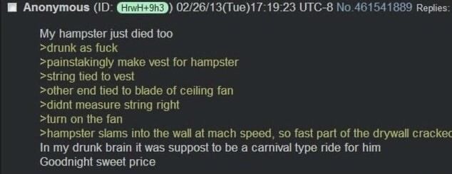 Humans are evil sometimes