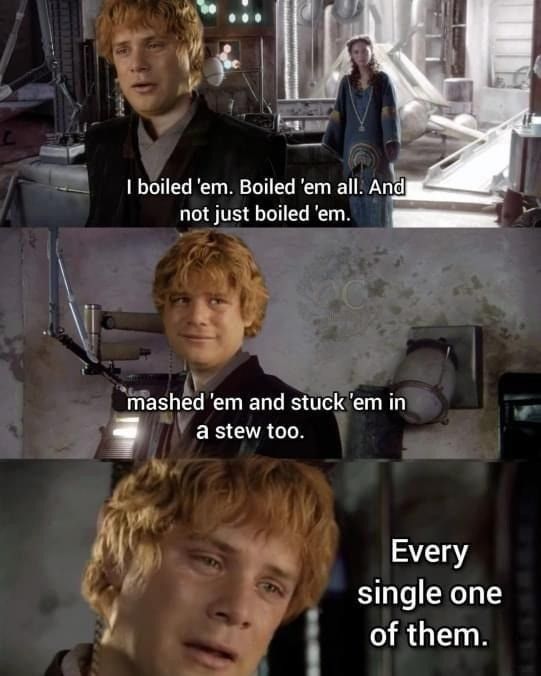 Potatos are a sith plot