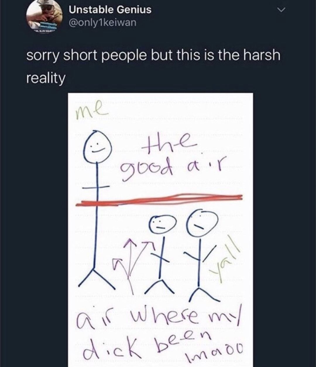 Sorry everyone below 6 foot