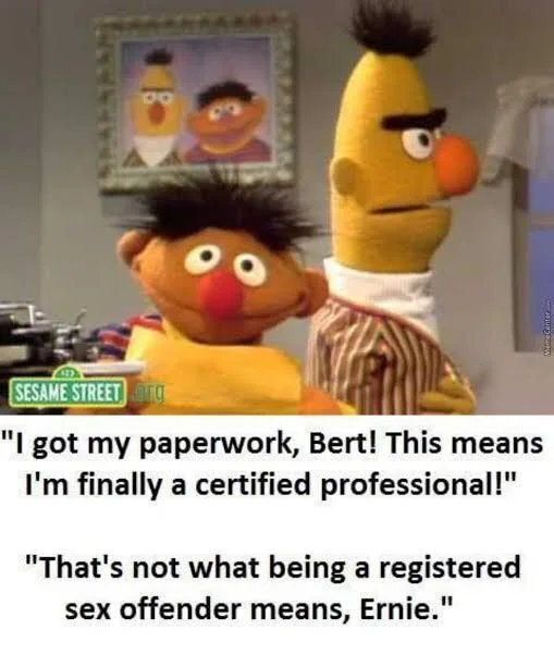 C'mon Bert
