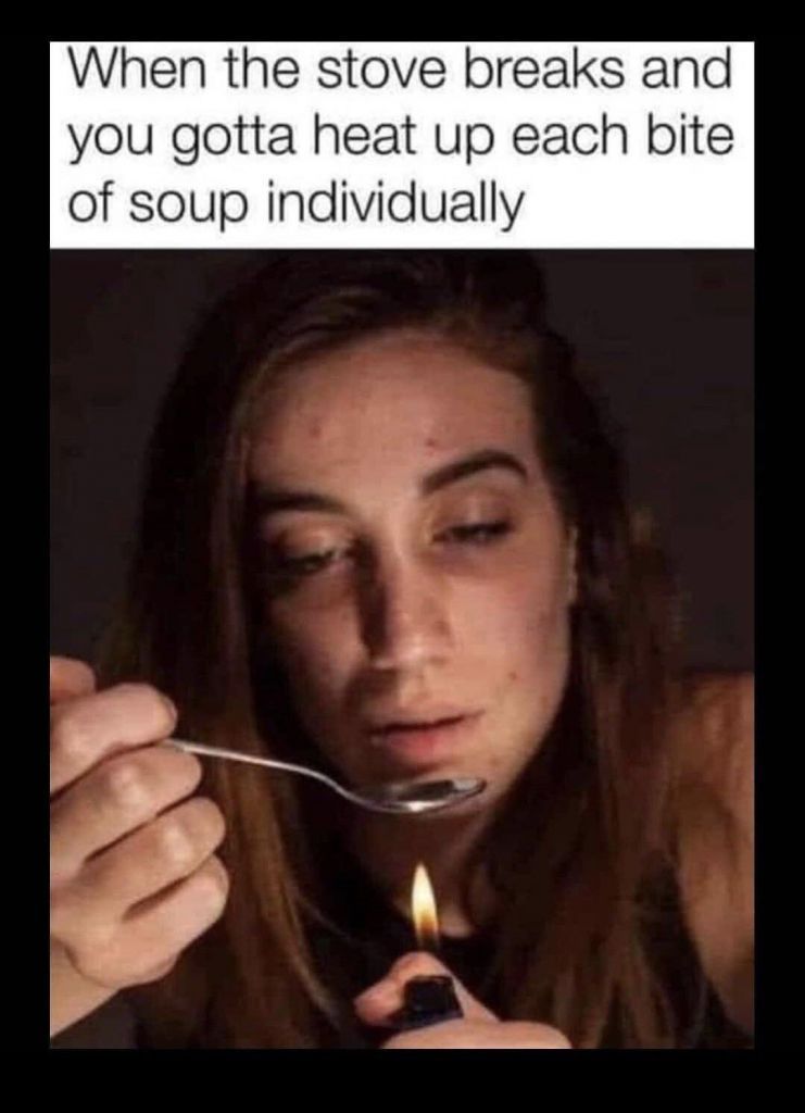 But mom everyone is injecting the soup now