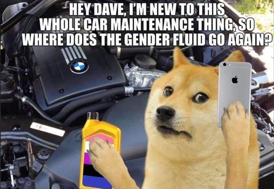 No wonder he has a BMW