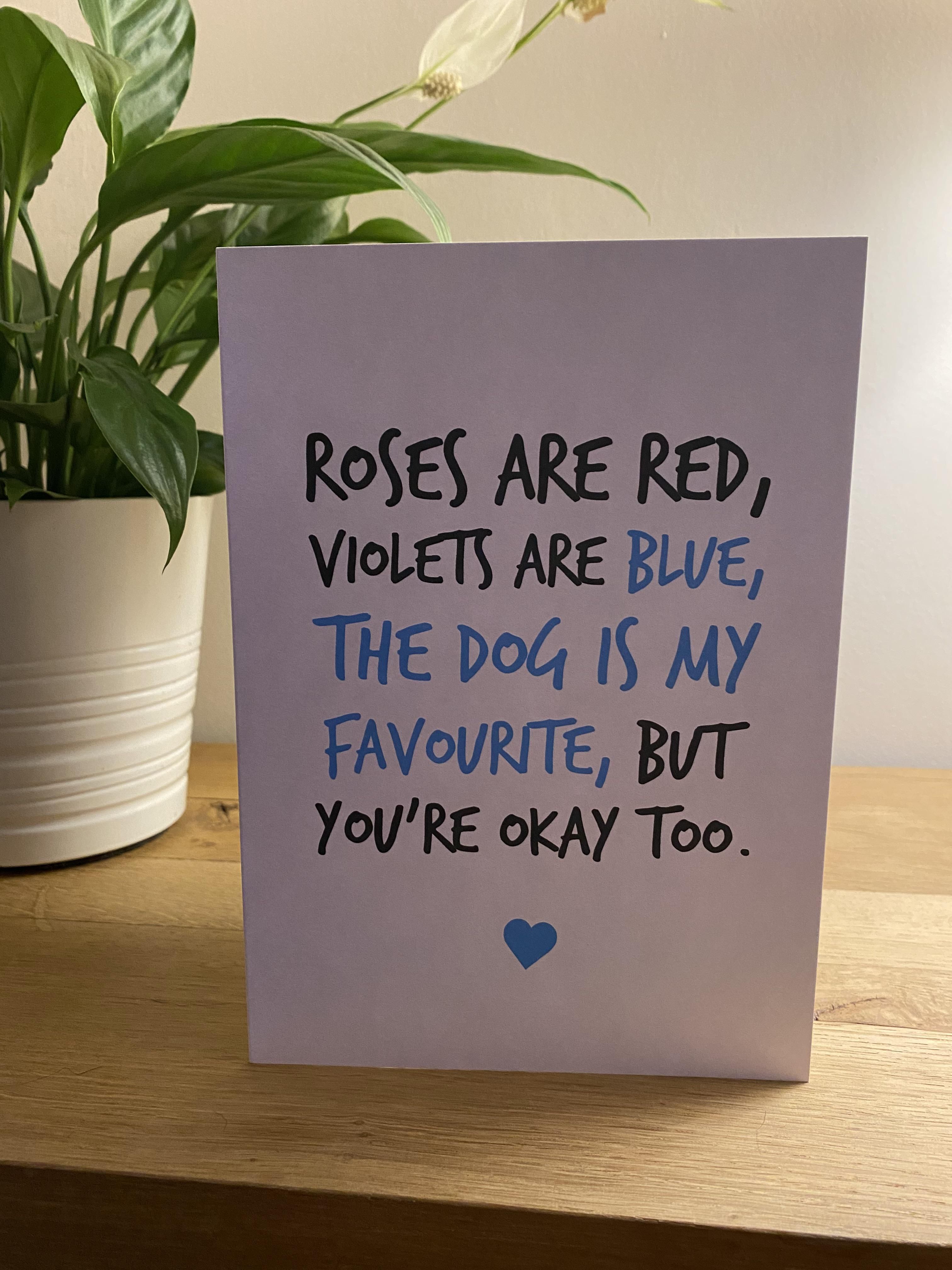 This year’s anniversary card from me to my partner