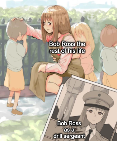 Bob Ross a bad motherfcker