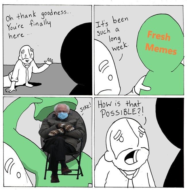 I am guilty of Bernie posting