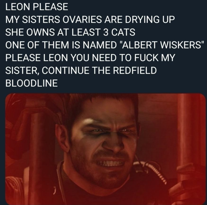 COOM WITH ME! LEON HURRY!