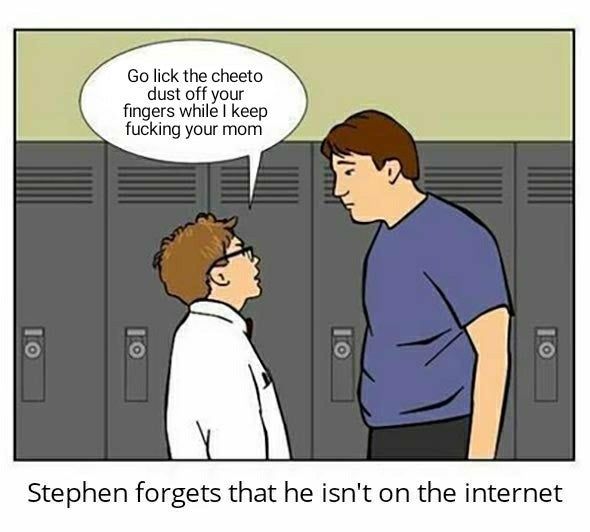 He about to get his ass beat