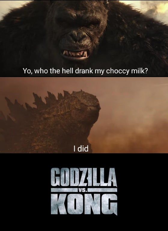 Nooo not his choccy milk