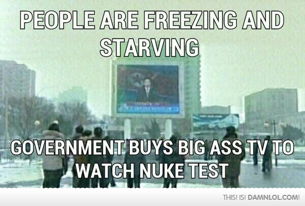 Meanwhile in north Korea
