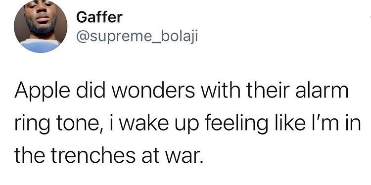 Anytime I hear it when I'm awake I get a sudden hit of anxiety, confusion, and adrenaline