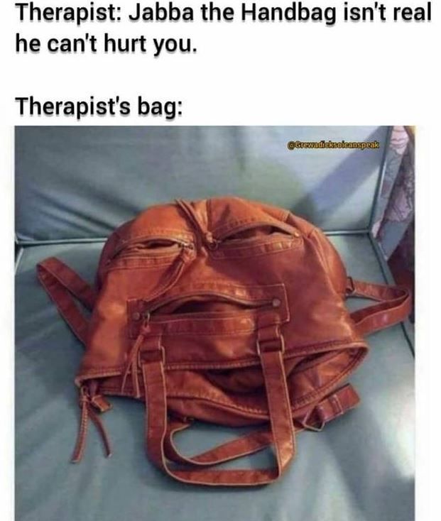 NOOO stop Jabba the Handbag