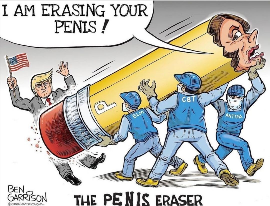 They erasing his p*nis