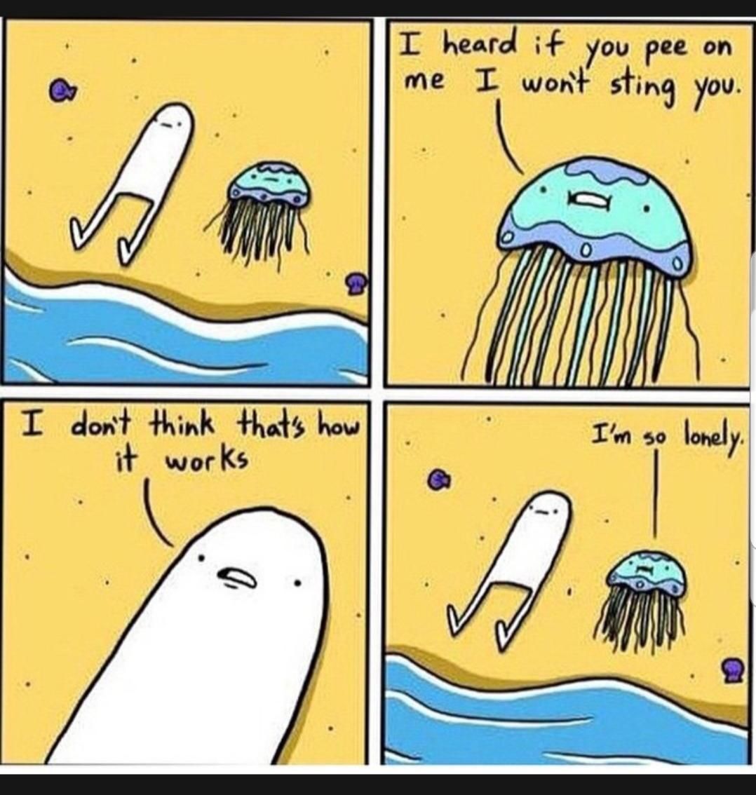 TIL that I'm a jellyfish...