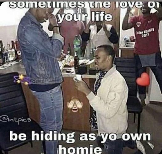 Remember to be good to yo homies
