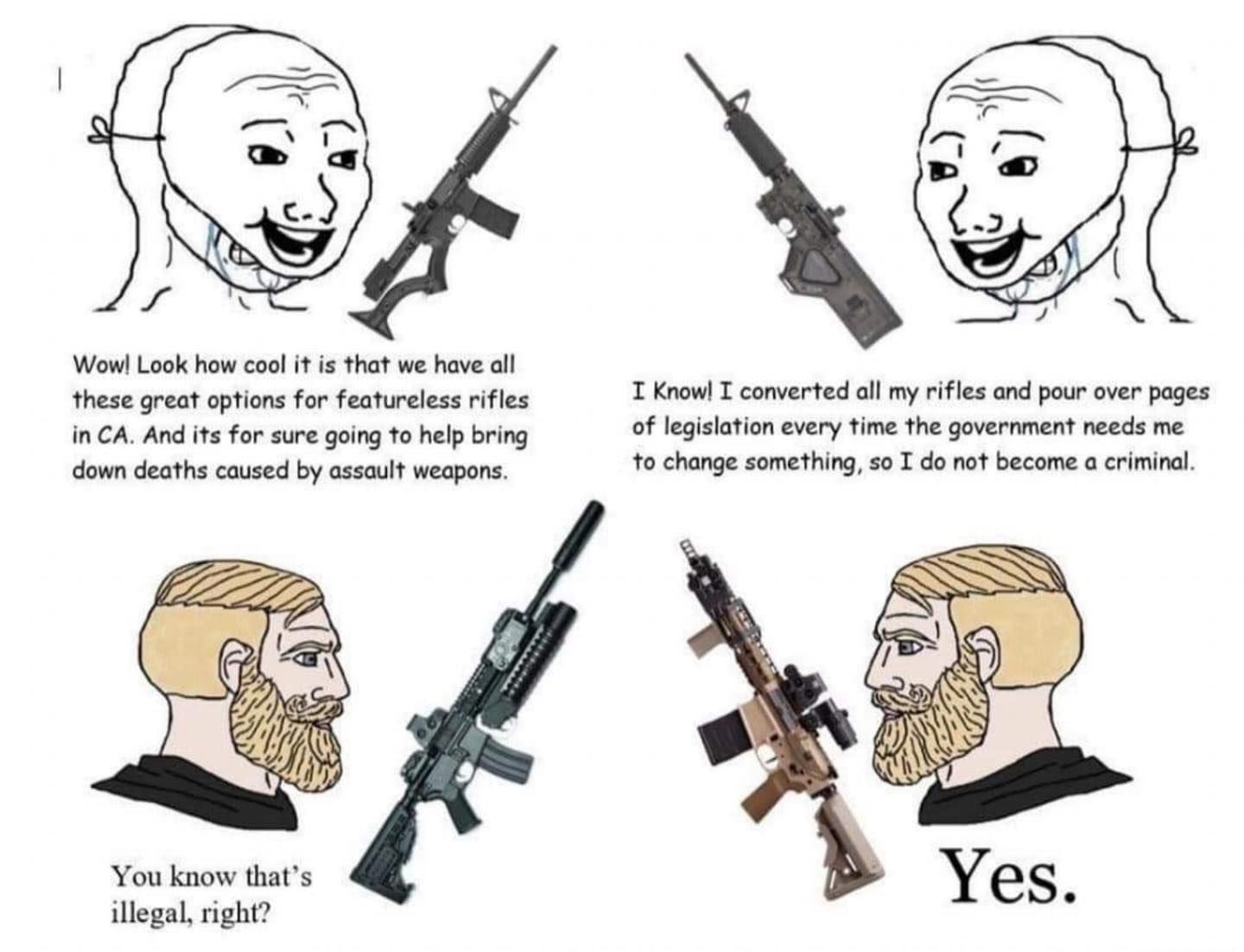 imagine respecting gun laws brehs lmao