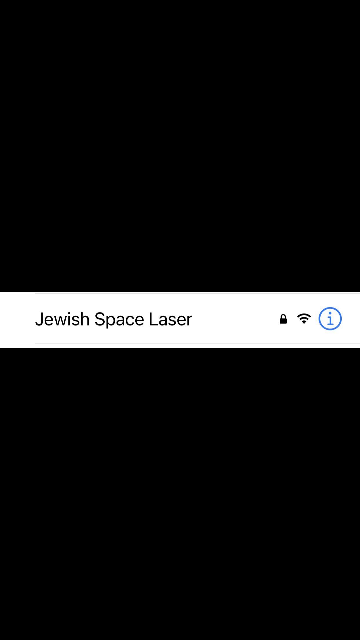 My Jewish neighbors changed the name of their WiFi network.