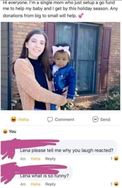 Tell us what's funny, Lena