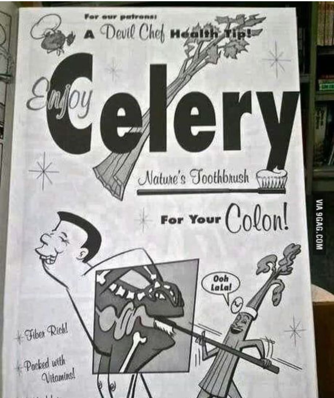Enjoy Celery, natures toothbrush apparently!