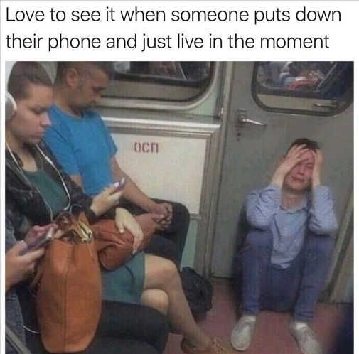 living in the moment
